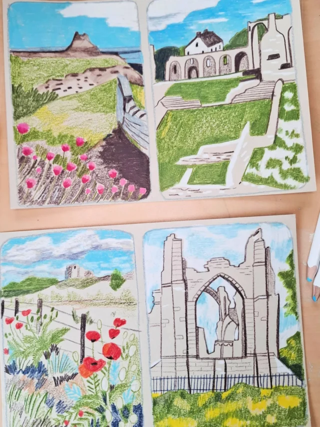 More Northumberland sketches from our trip in May. These are from Lindisfarne d Bamburgh.

#sketchbookillustration #landscapeillustration #sketchbookartist